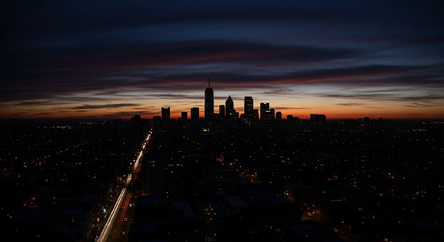 大規模停電に見舞われた都市