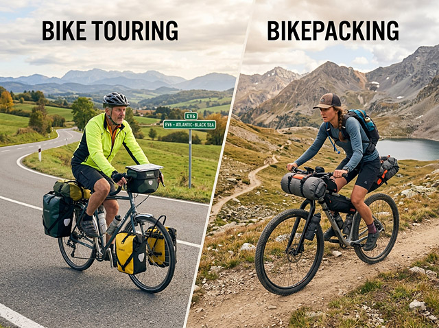 自転車ツーリング vs. バイクパッキング