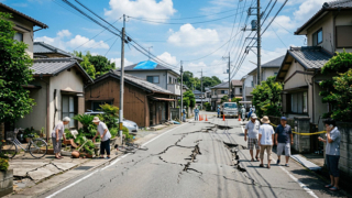 真夏の大地震